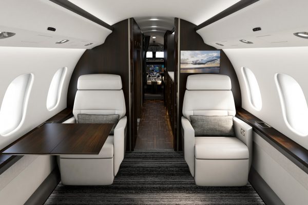 Global 6000 Club Suite facing fwd