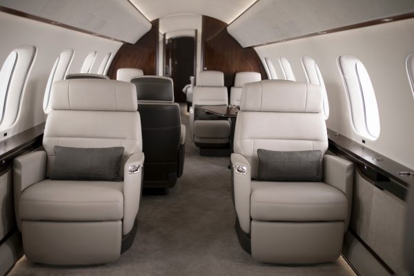 Global 7500 Cabin Looking Aft